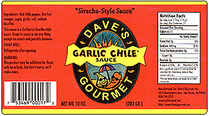 sauce label