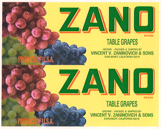 grape label
